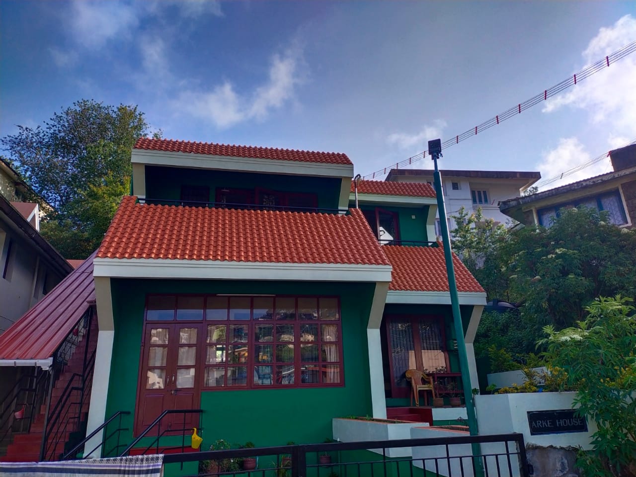 கொடை ஆர்க்கே வில்லா சுகமான நெருப்பிடம்